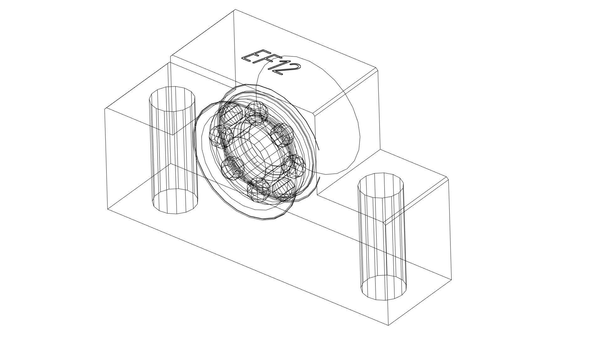 EF12 supports 3D model_5