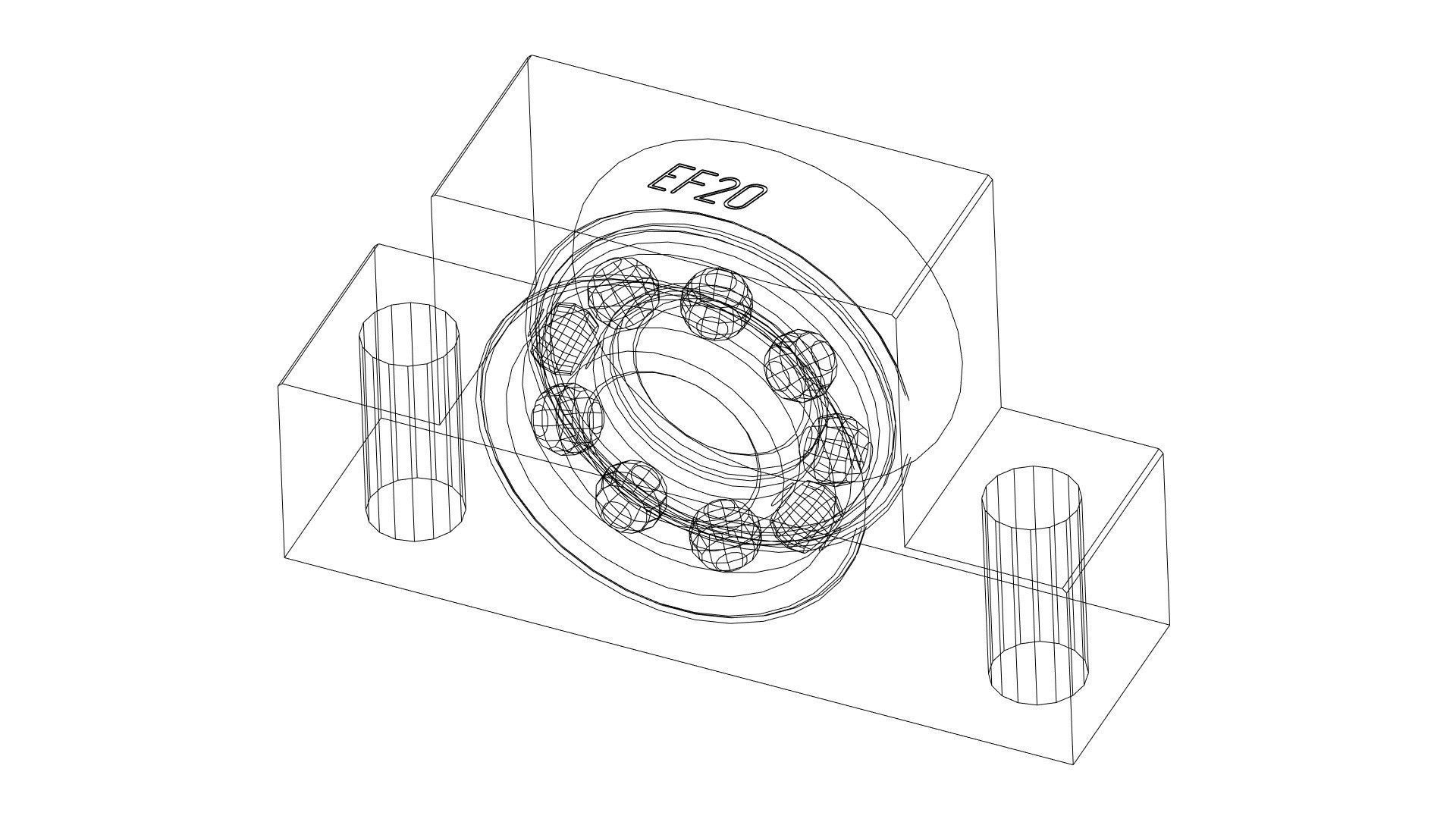 EF20 supports 3D model_5