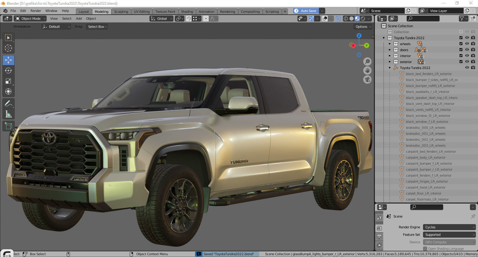 Toyota Tundra 2022 3D model_41