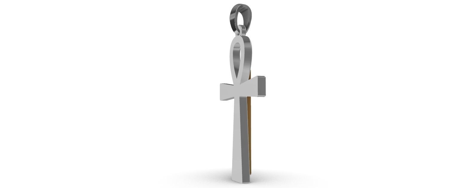 ANKH CROSS ANSATA fitting Pendant 3D print model_7