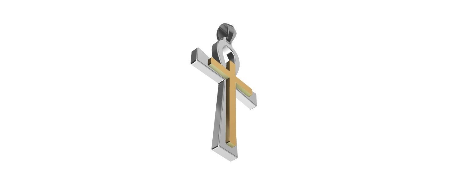 ANKH CROSS ANSATA fitting Pendant 3D print model_13