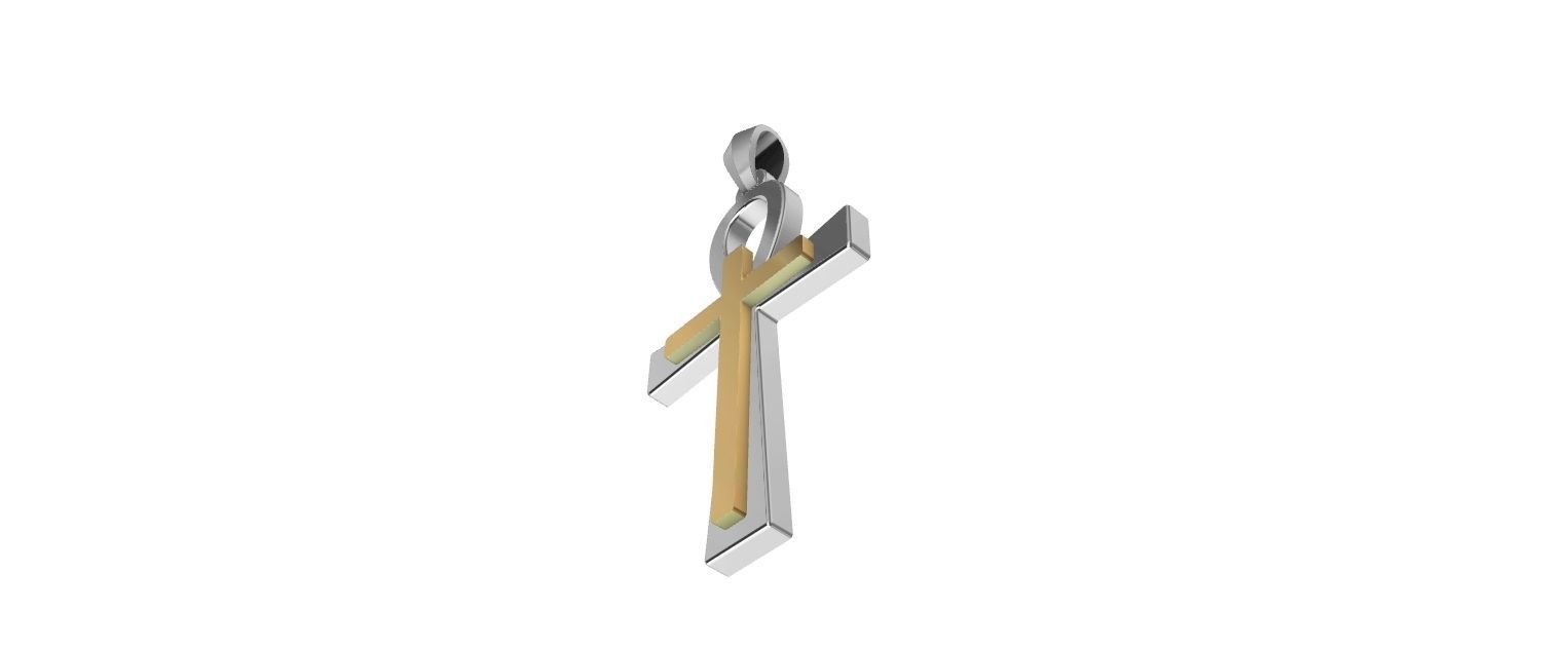 ANKH CROSS ANSATA fitting Pendant 3D print model_18