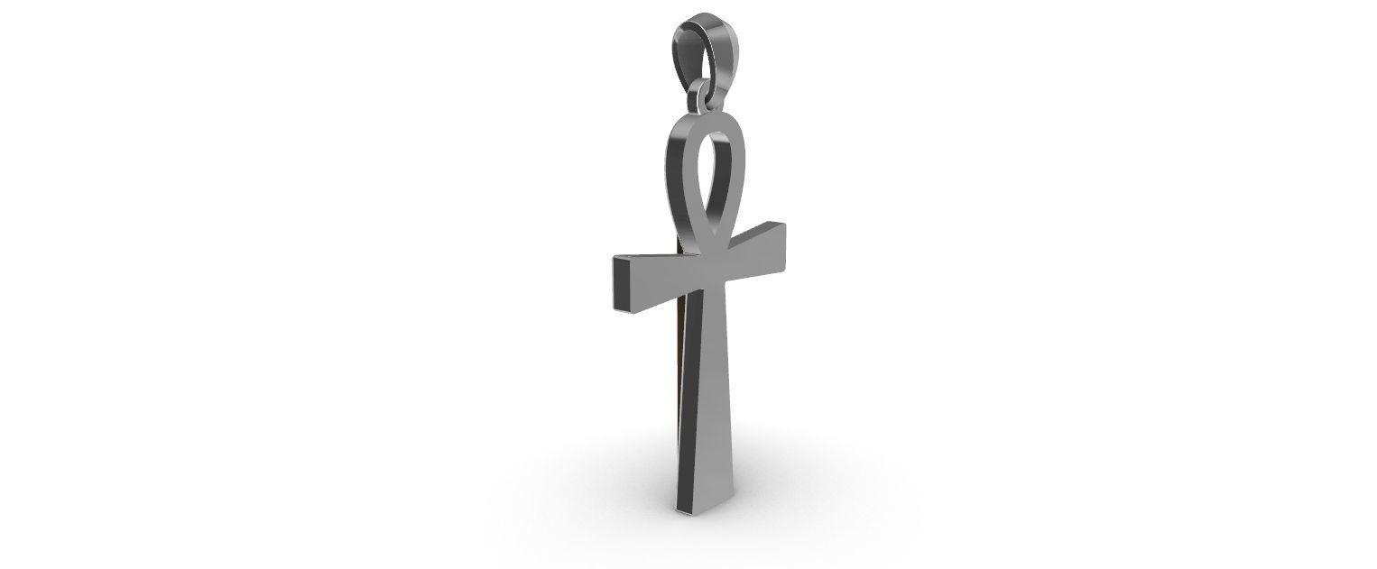 ANKH CROSS ANSATA fitting Pendant 3D print model_9