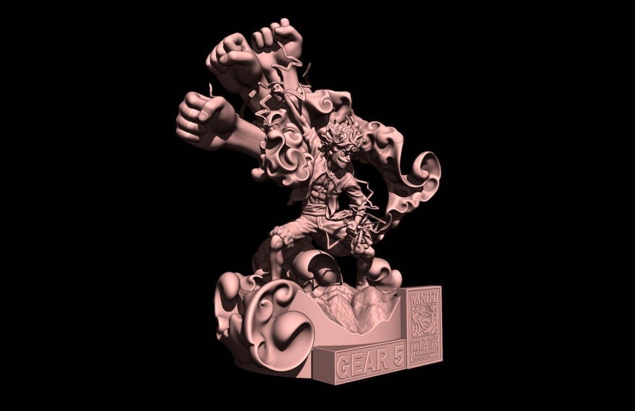 Luffy gear 5 - 3d printing 3D print model_20