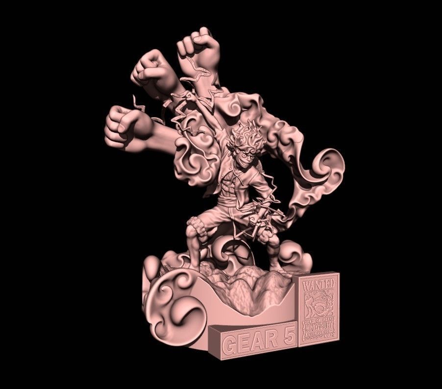 Luffy gear 5 - 3d printing 3D print model_16