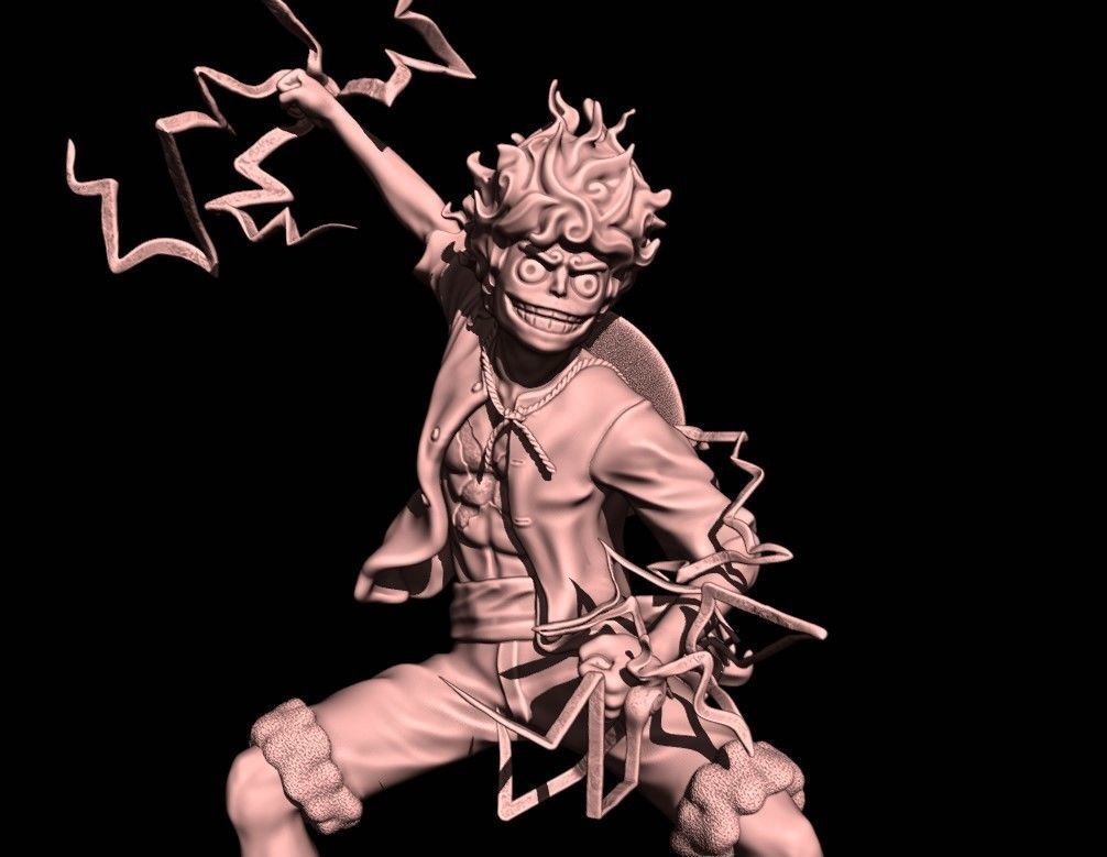 Luffy gear 5 - 3d printing 3D print model_9