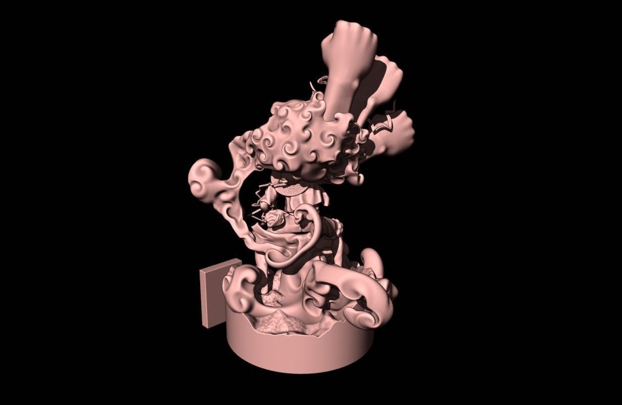 Luffy gear 5 - 3d printing 3D print model_18