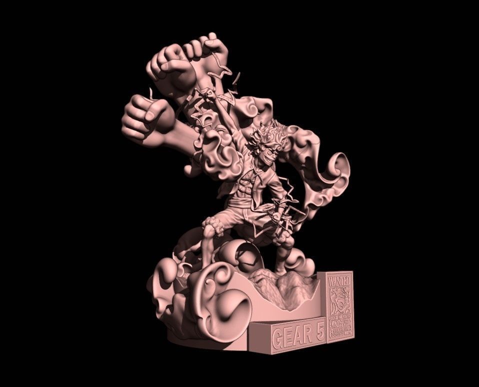 Luffy gear 5 - 3d printing 3D print model_5