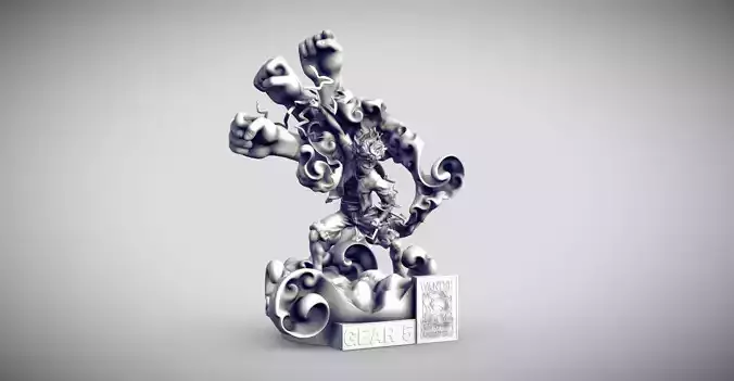 Luffy gear 5 - 3d printing
