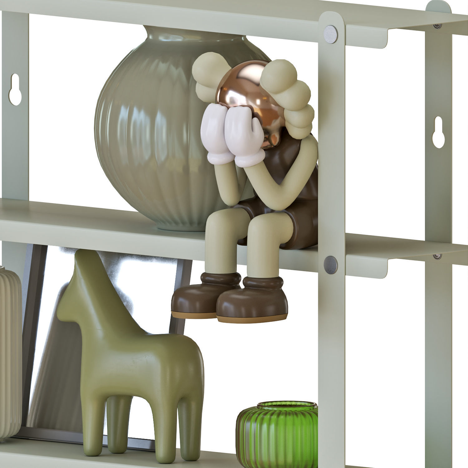 Hay Bacheca Shelf 3D model_1