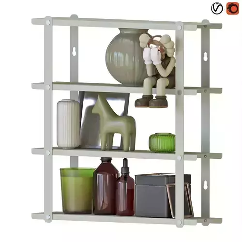 Hay Bacheca Shelf 3D model Hay Bacheca Shelf 3D model