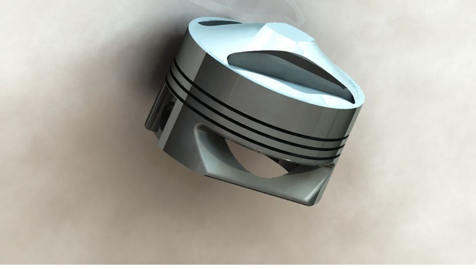 Piston Free 3D model