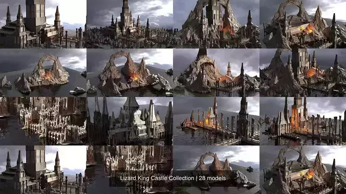Lizard King Castle Collection 