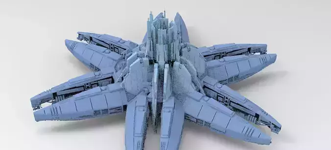 Star Flower Ship design 2 designs