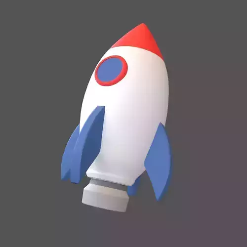 Cartoon Rocket Hat V1 003
