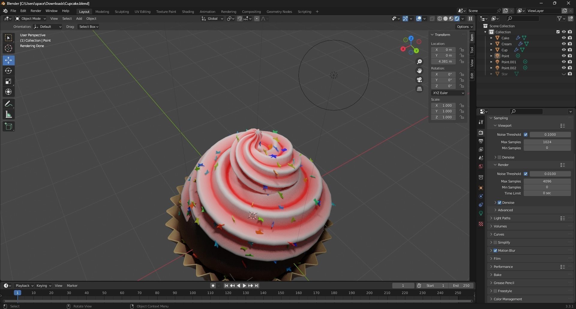 Cupcakes cupcake Free 3D model_2
