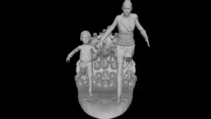 A PLAGUE TALE AMICIA Y HUGO RUN 3D print model