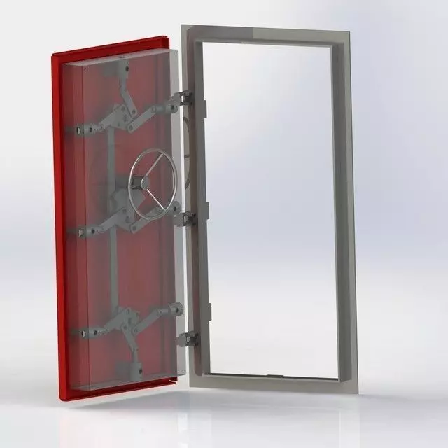 Center Locking Door for Ship Free 3D model