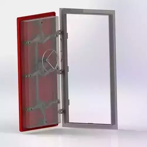 Center Locking Door for Ship Free 3D model