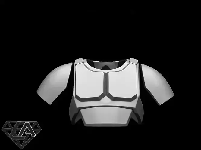 Warhammer Combat Armor without helmet 3D print model