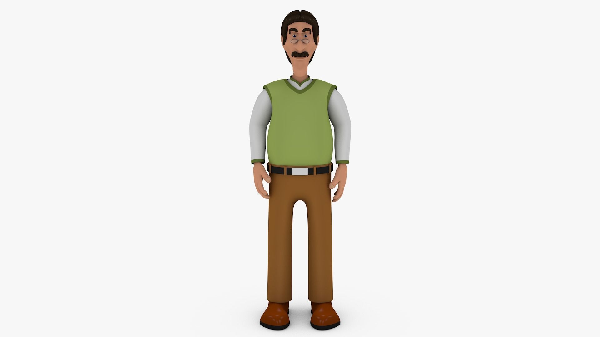 3D Model Character Teacher 3D model_13