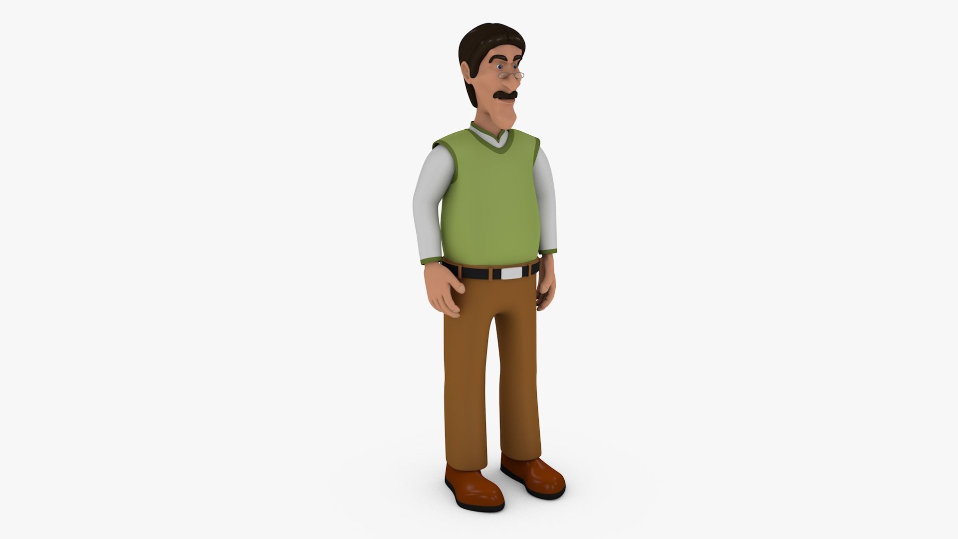 3D Model Character Teacher 3D model_1