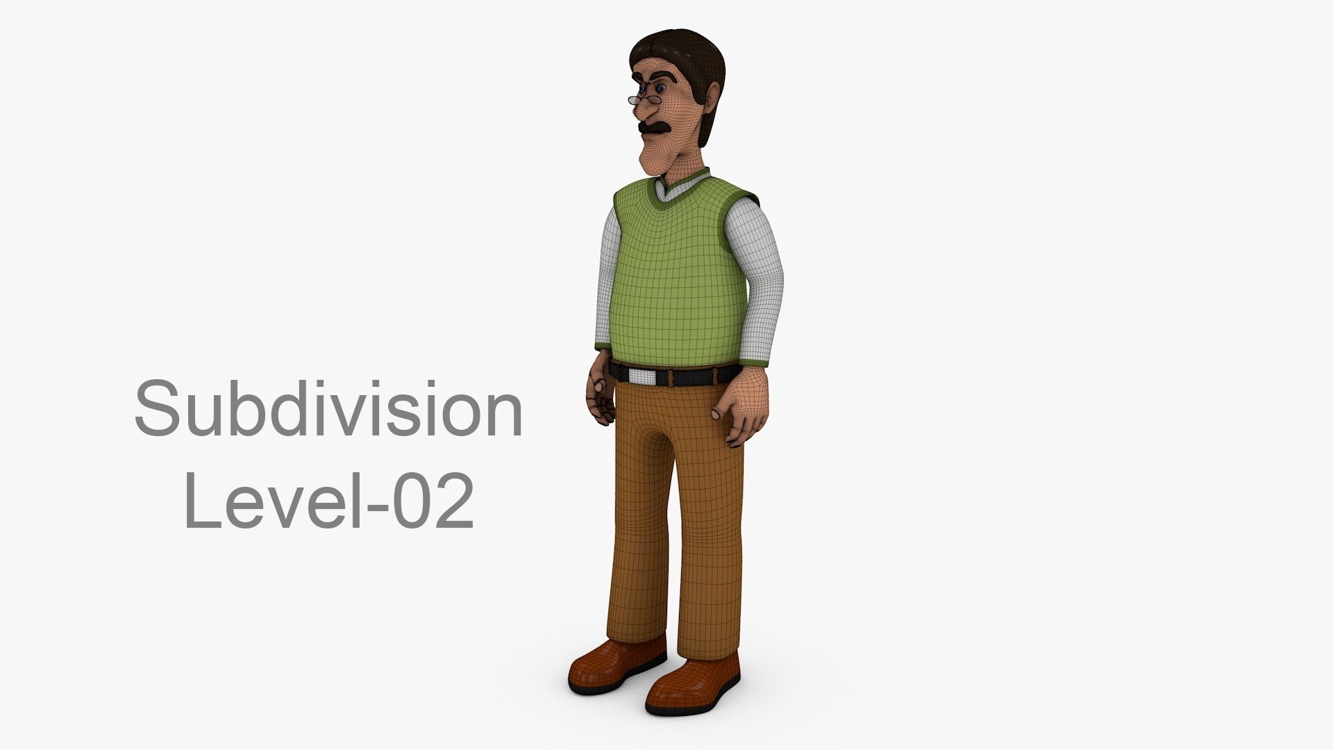 3D Model Character Teacher 3D model_3