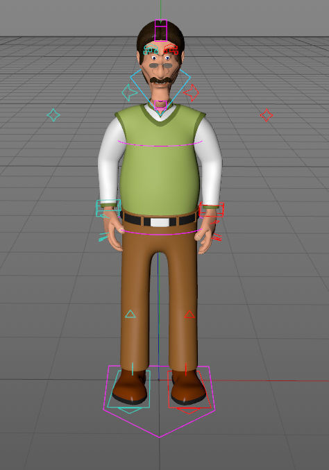 3D Model Character Teacher 3D model_6