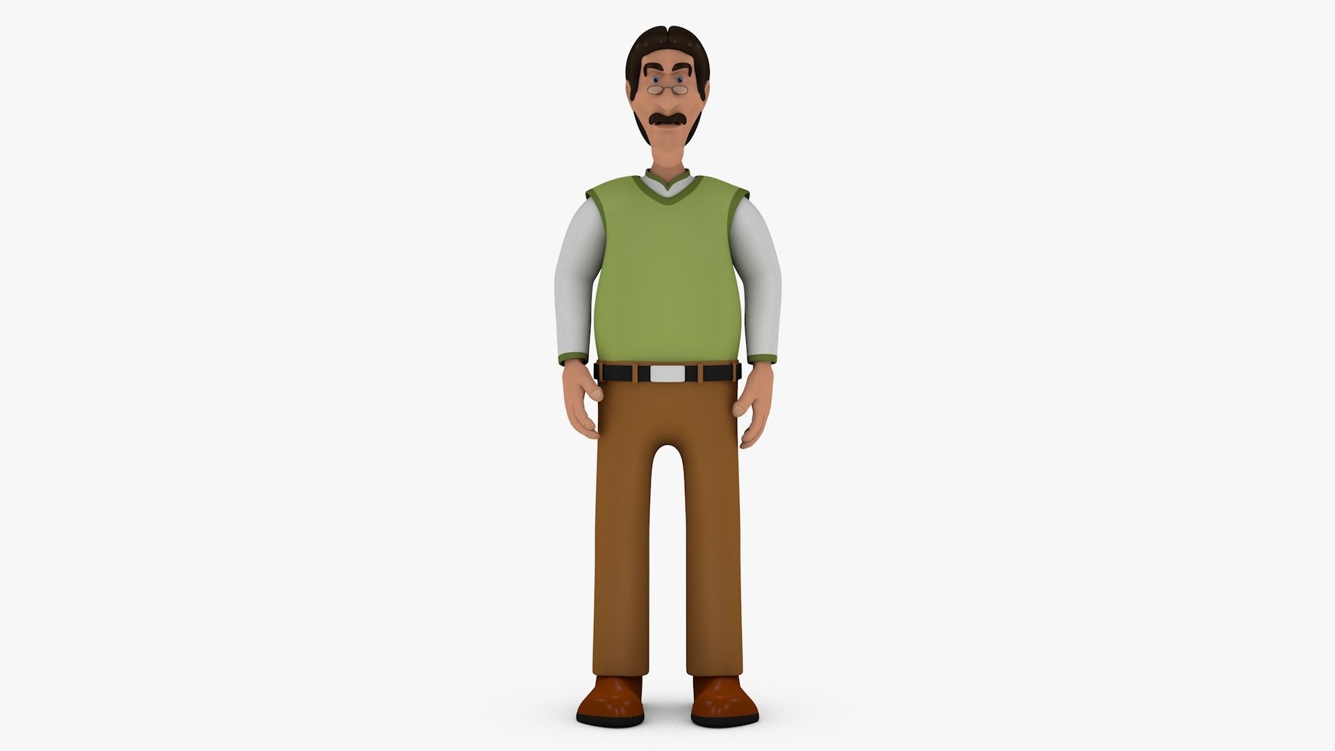 3D Model Character Teacher 3D model_5