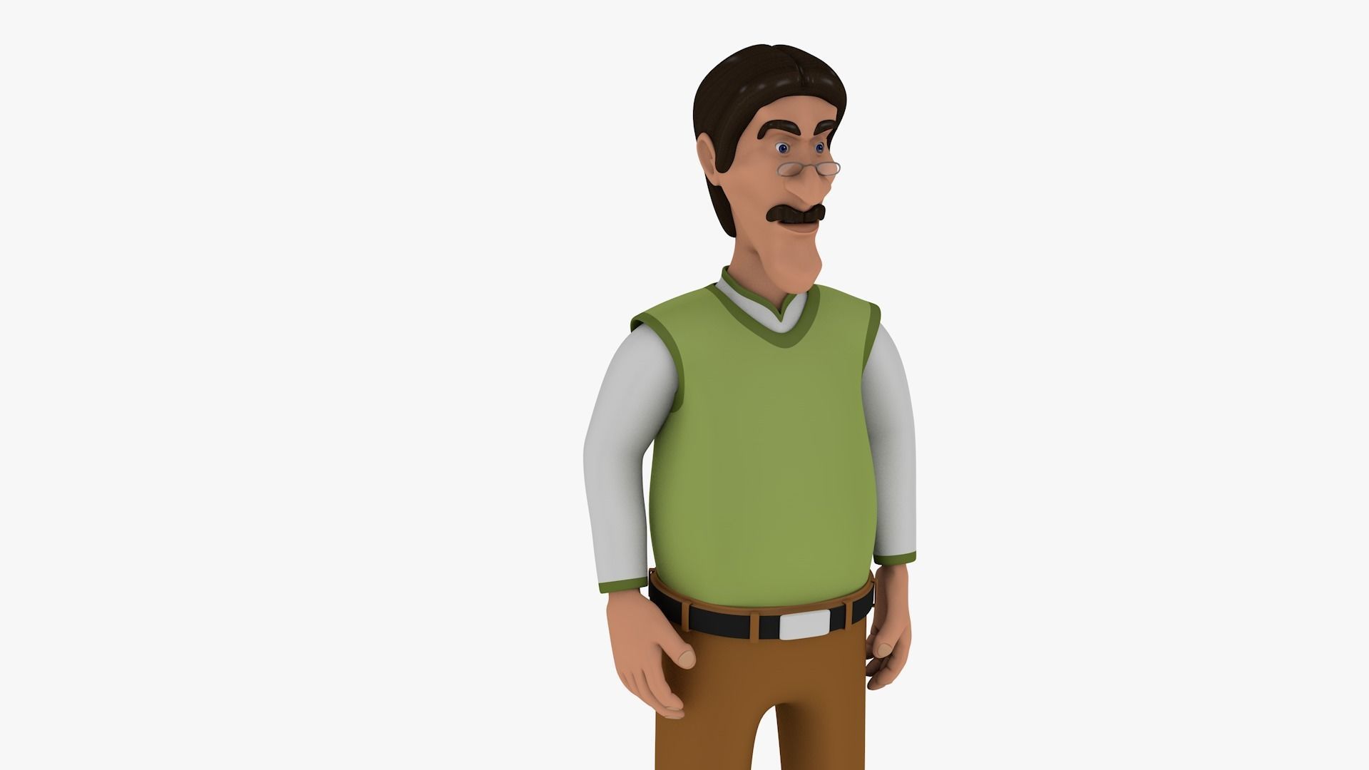 3D Model Character Teacher 3D model_11