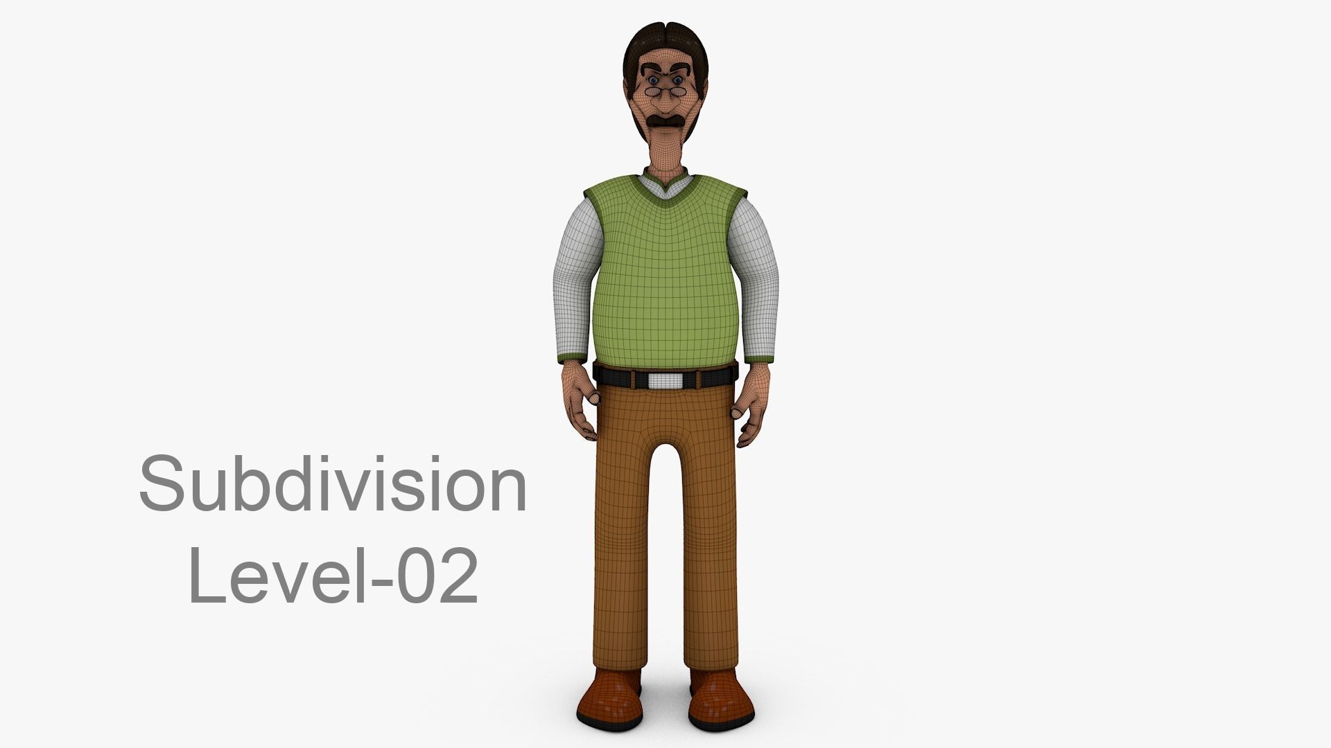 3D Model Character Teacher 3D model_8