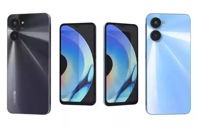 Realme 10S Black And Blue