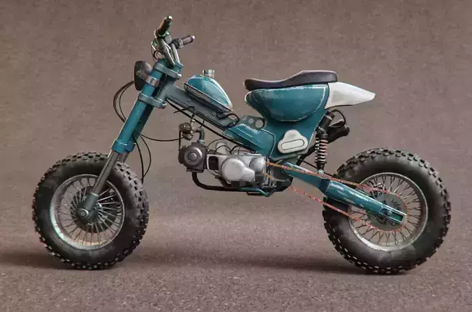 Honda Cub c70 Apocalypse Mod kaharu