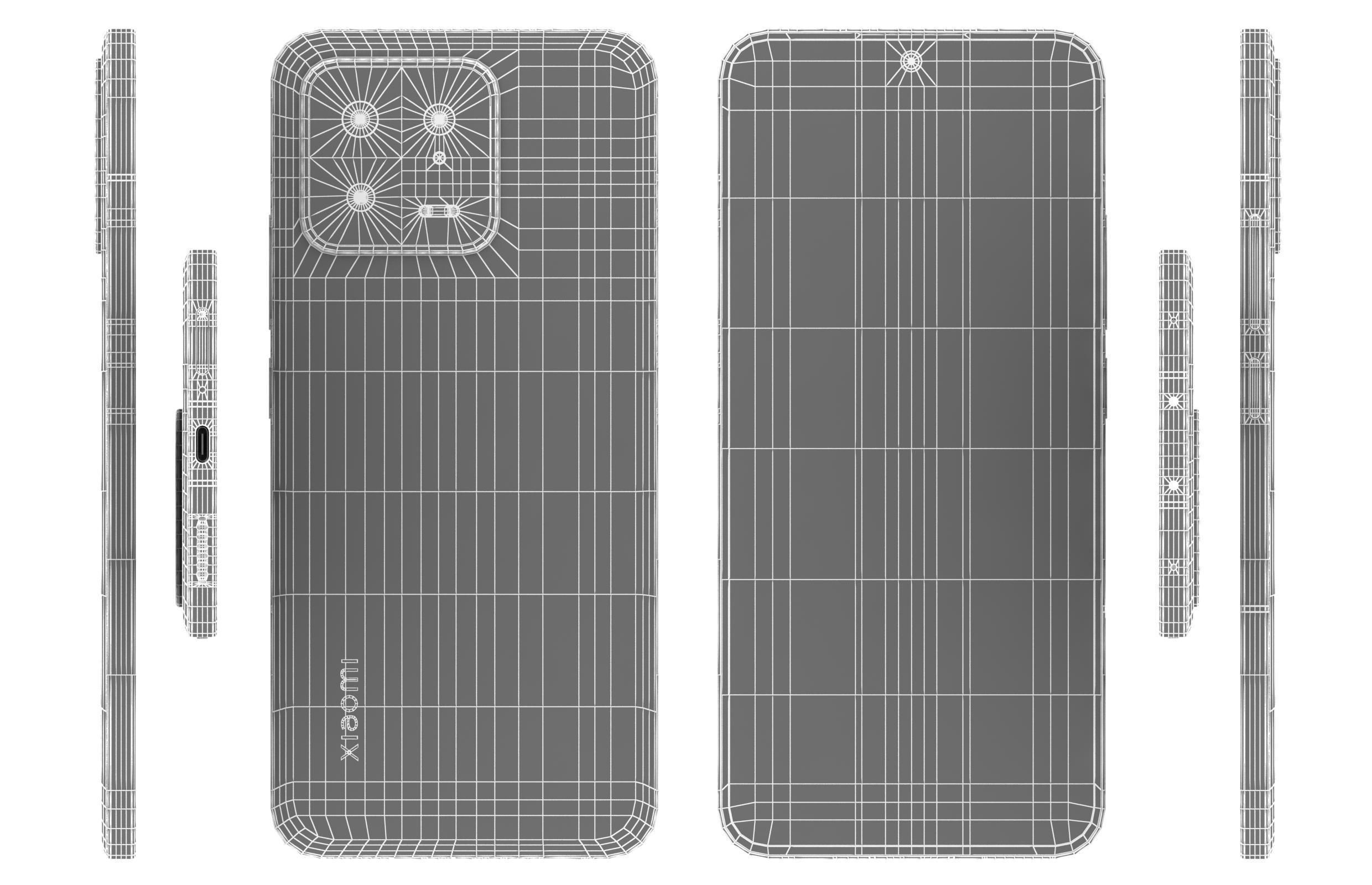 Xiaomi 13 Blue 3D model_16