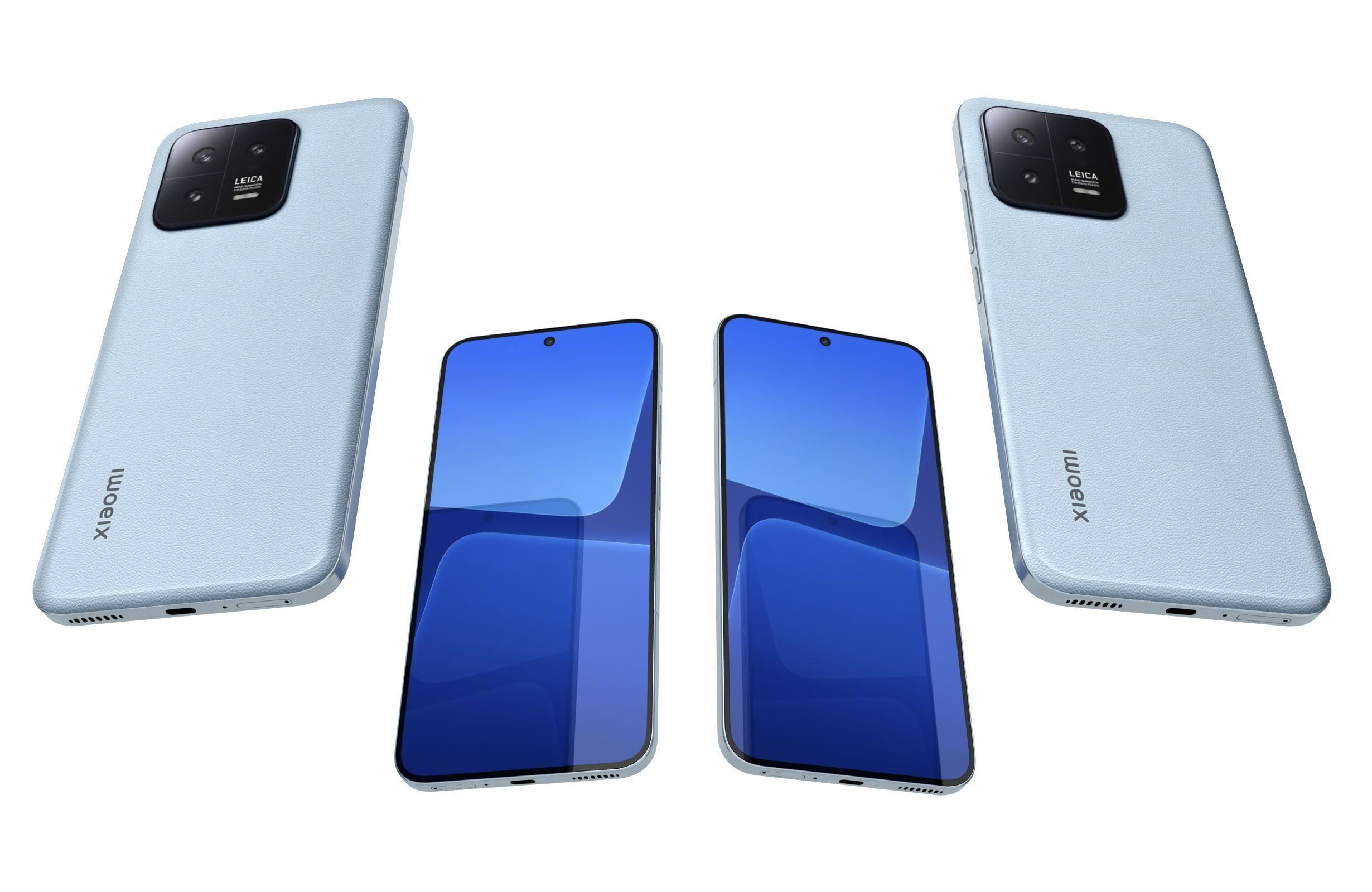 Xiaomi 13 Blue 3D model_5