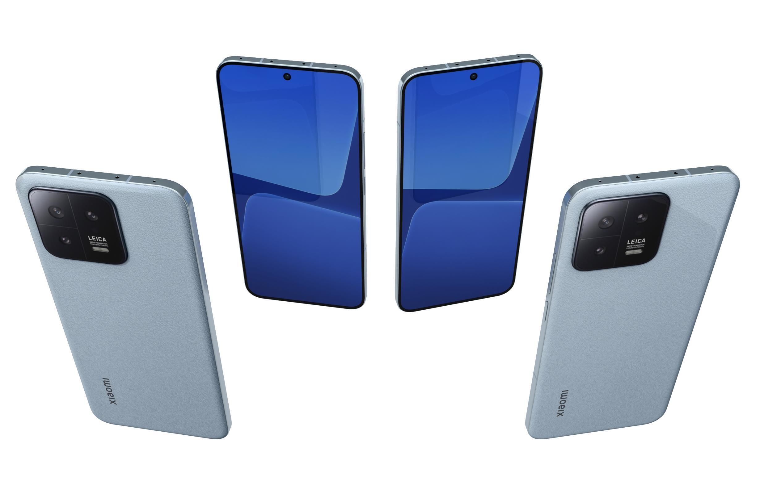 Xiaomi 13 Blue 3D model_4