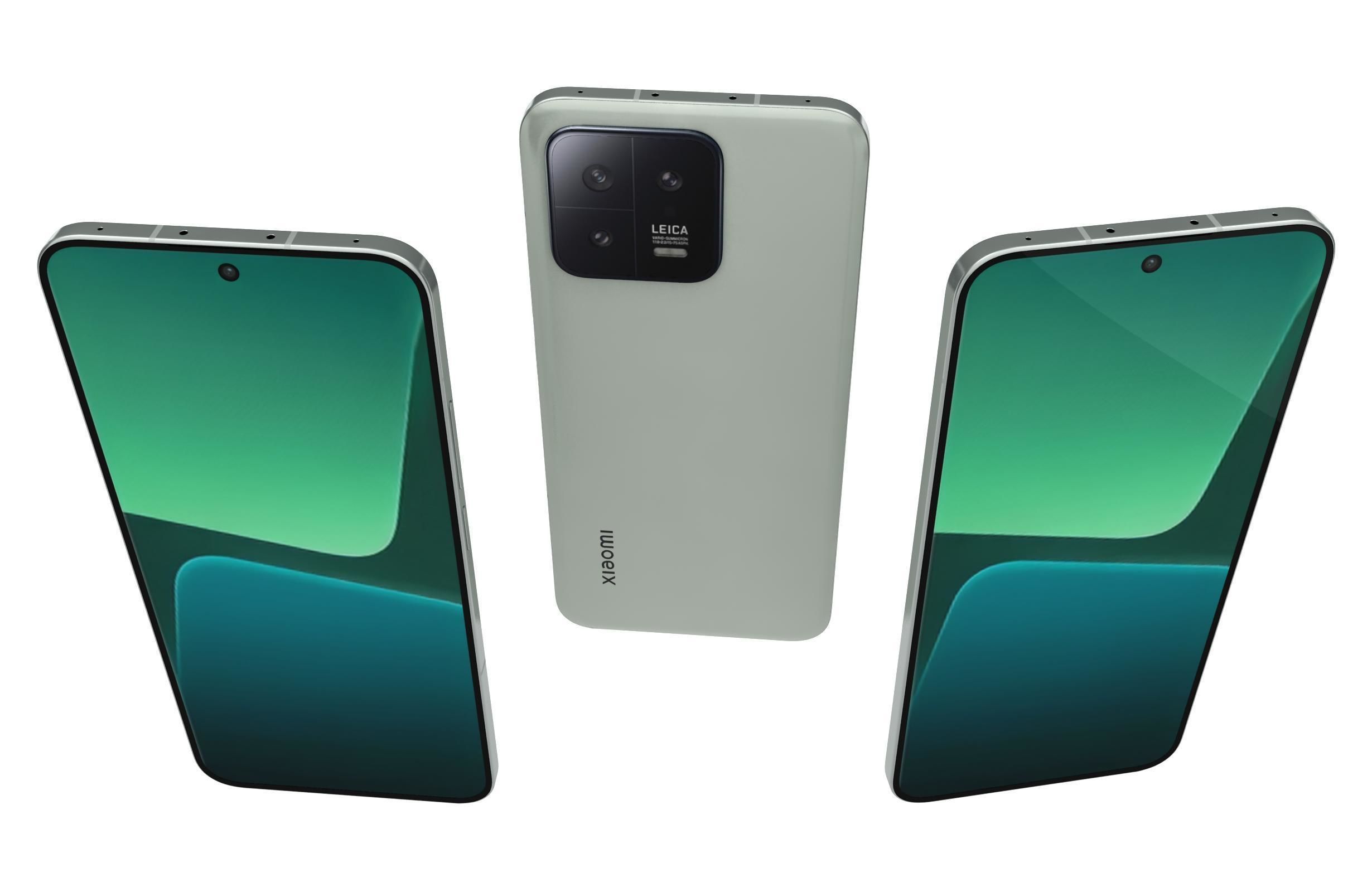 Xiaomi 13 Green 3D model_1