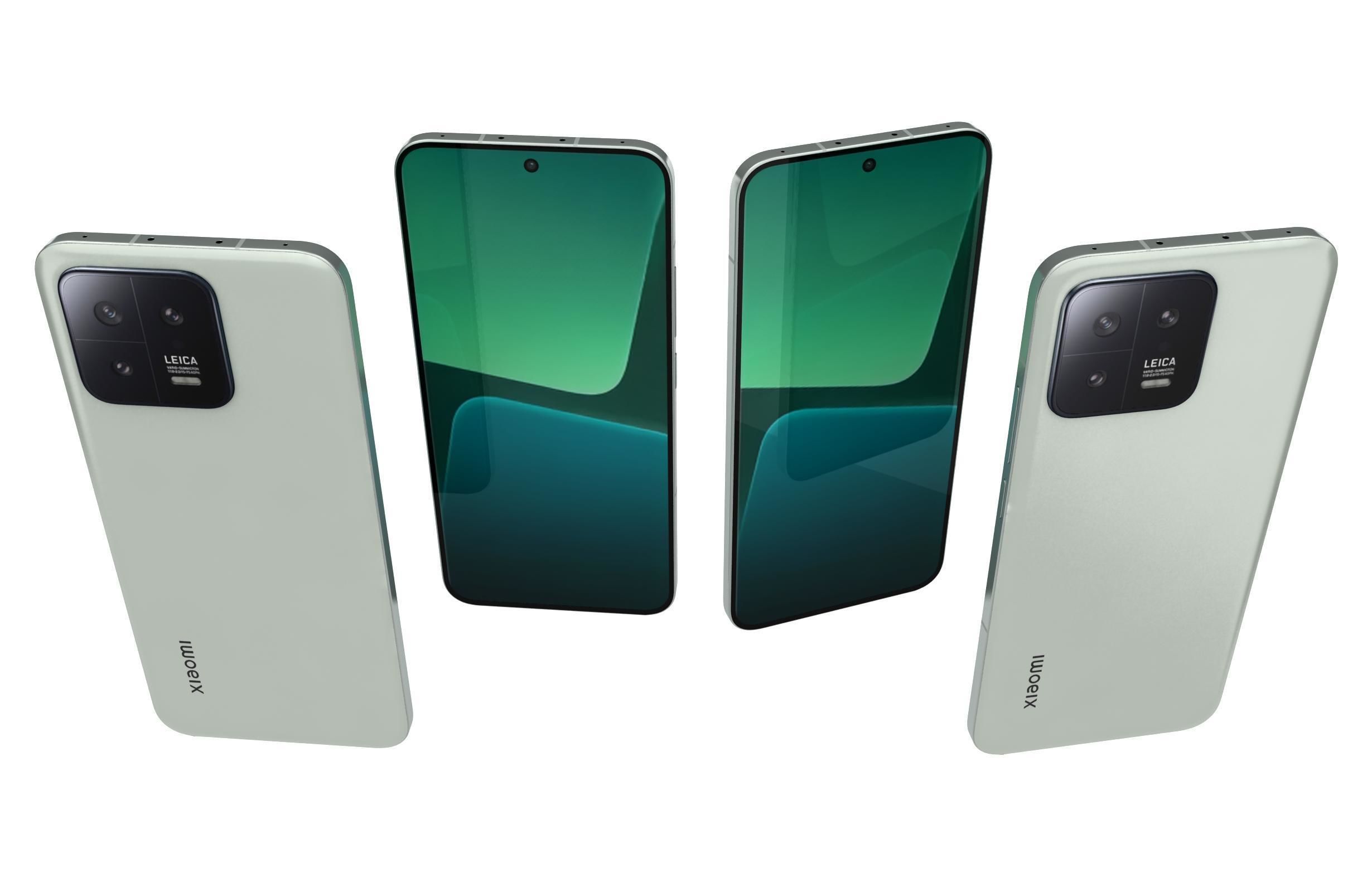 Xiaomi 13 Green 3D model_4