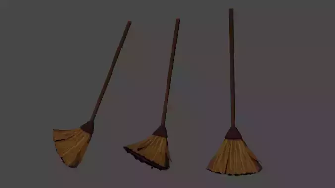 Stylized broom