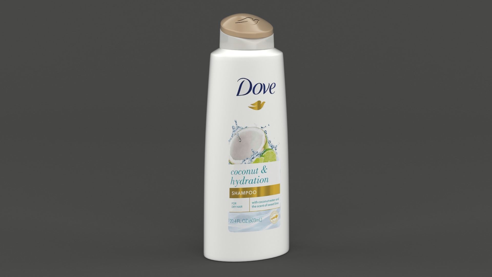 Dove Shampoo 3D model_6
