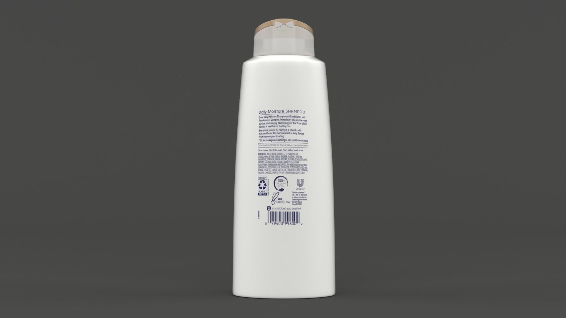 Dove Shampoo 3D model_5
