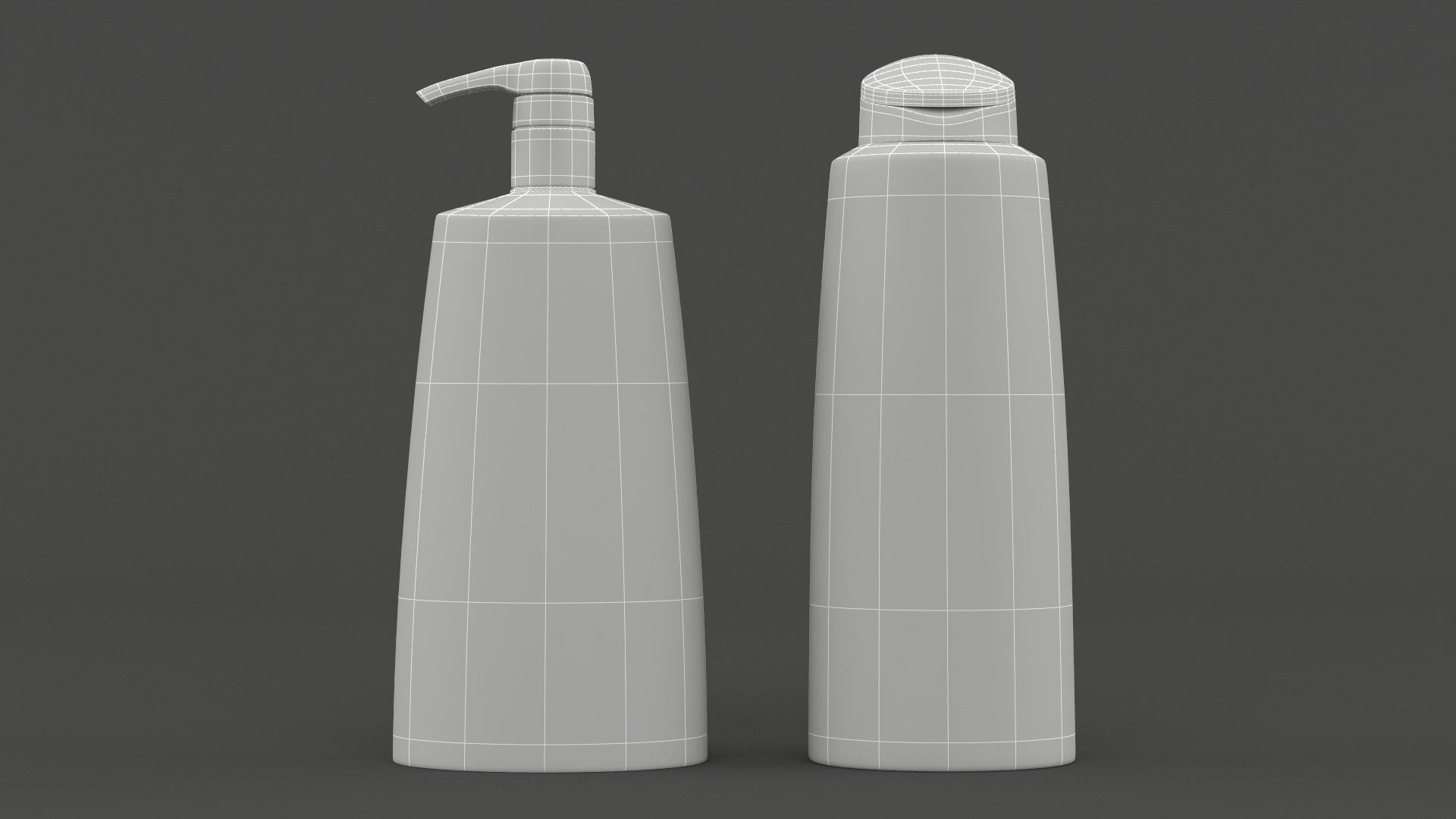 Dove Shampoo 3D model_7