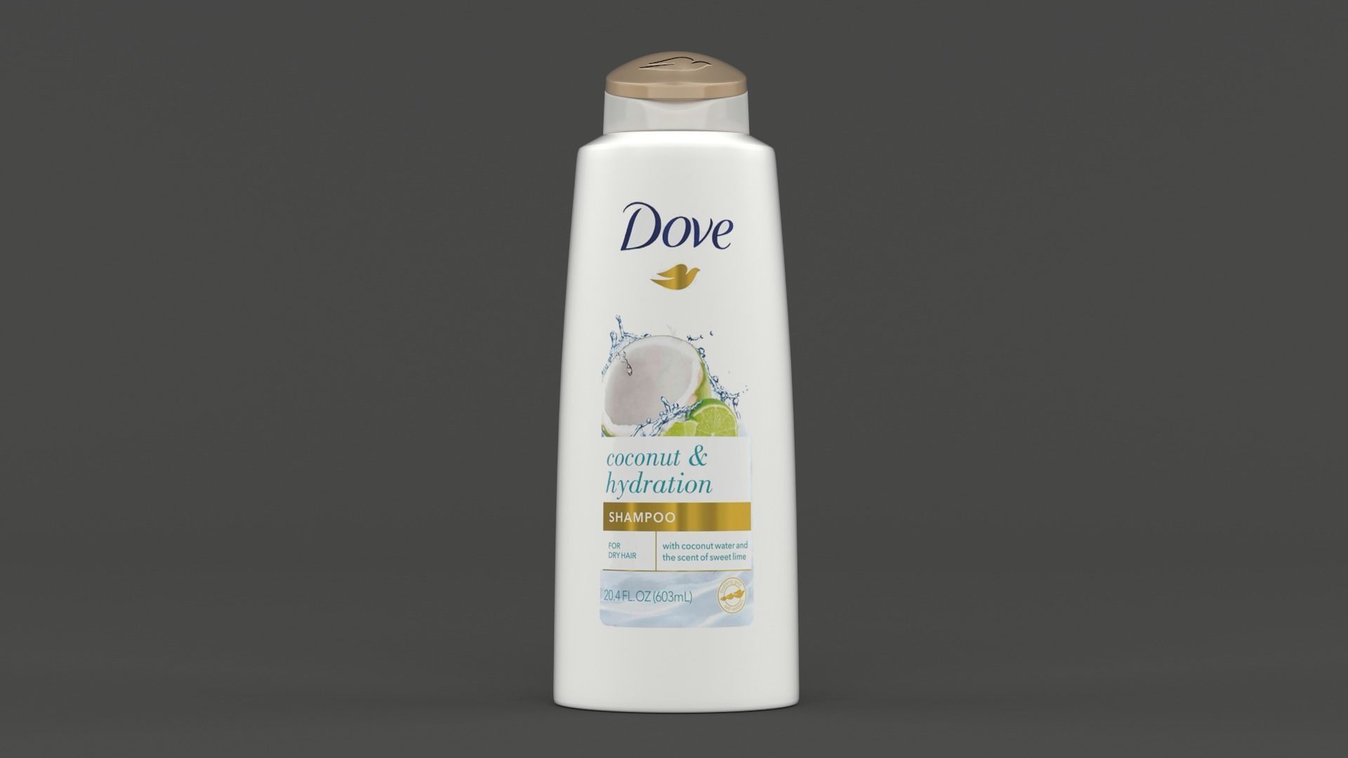 Dove Shampoo 3D model_4