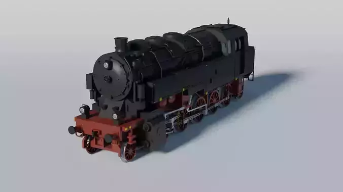  Historical German BR95 steam engine