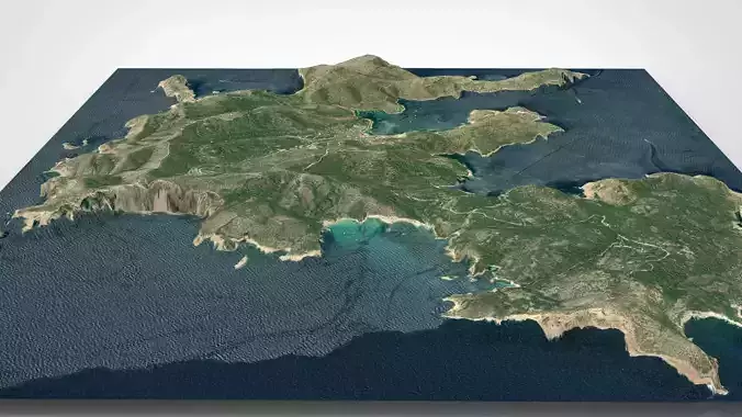 Cabrera Balearic Islands Spain 3D model