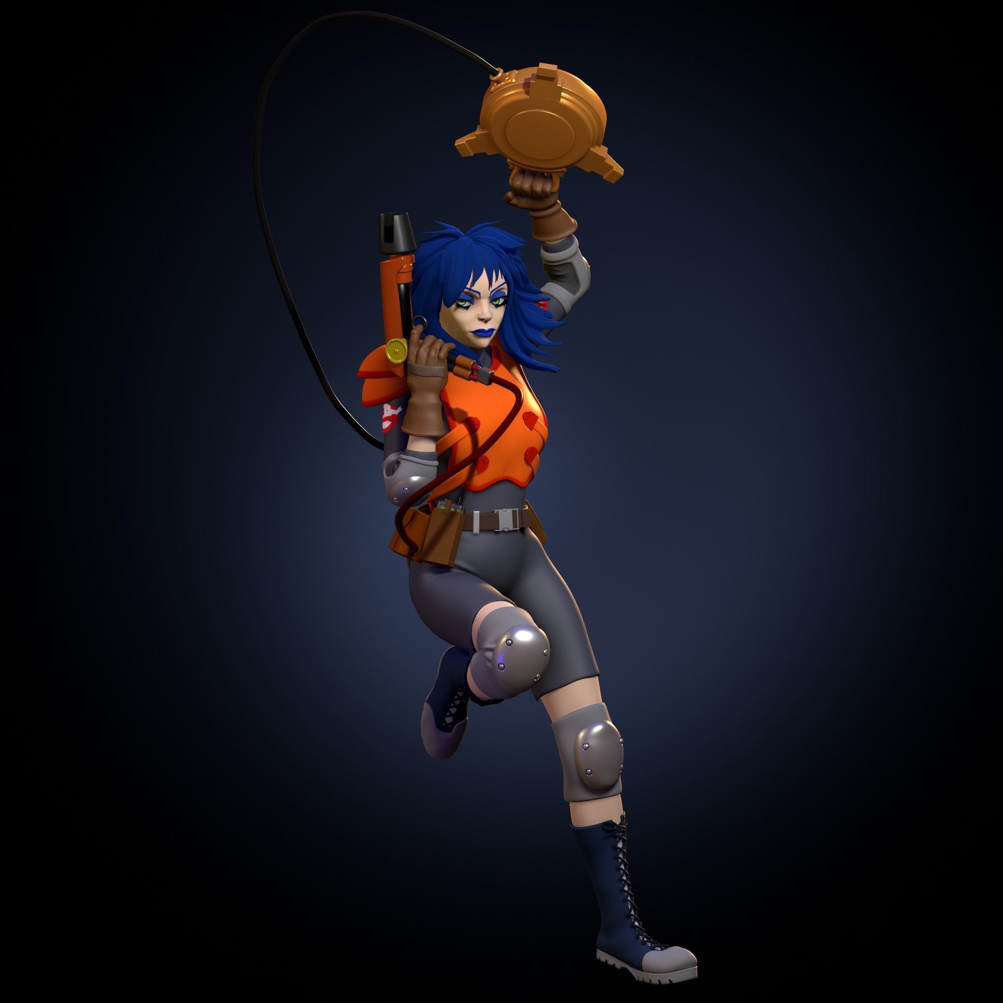 Kylie Griffin from Extreme Ghostbusters 3D print model_2