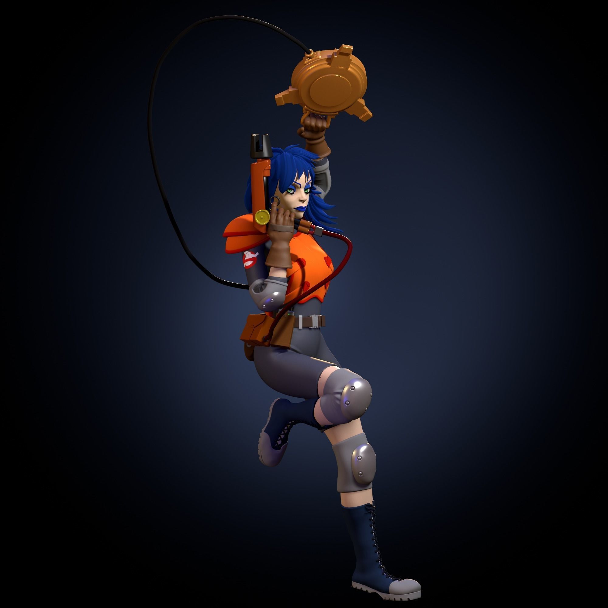 Kylie Griffin from Extreme Ghostbusters 3D print model_3