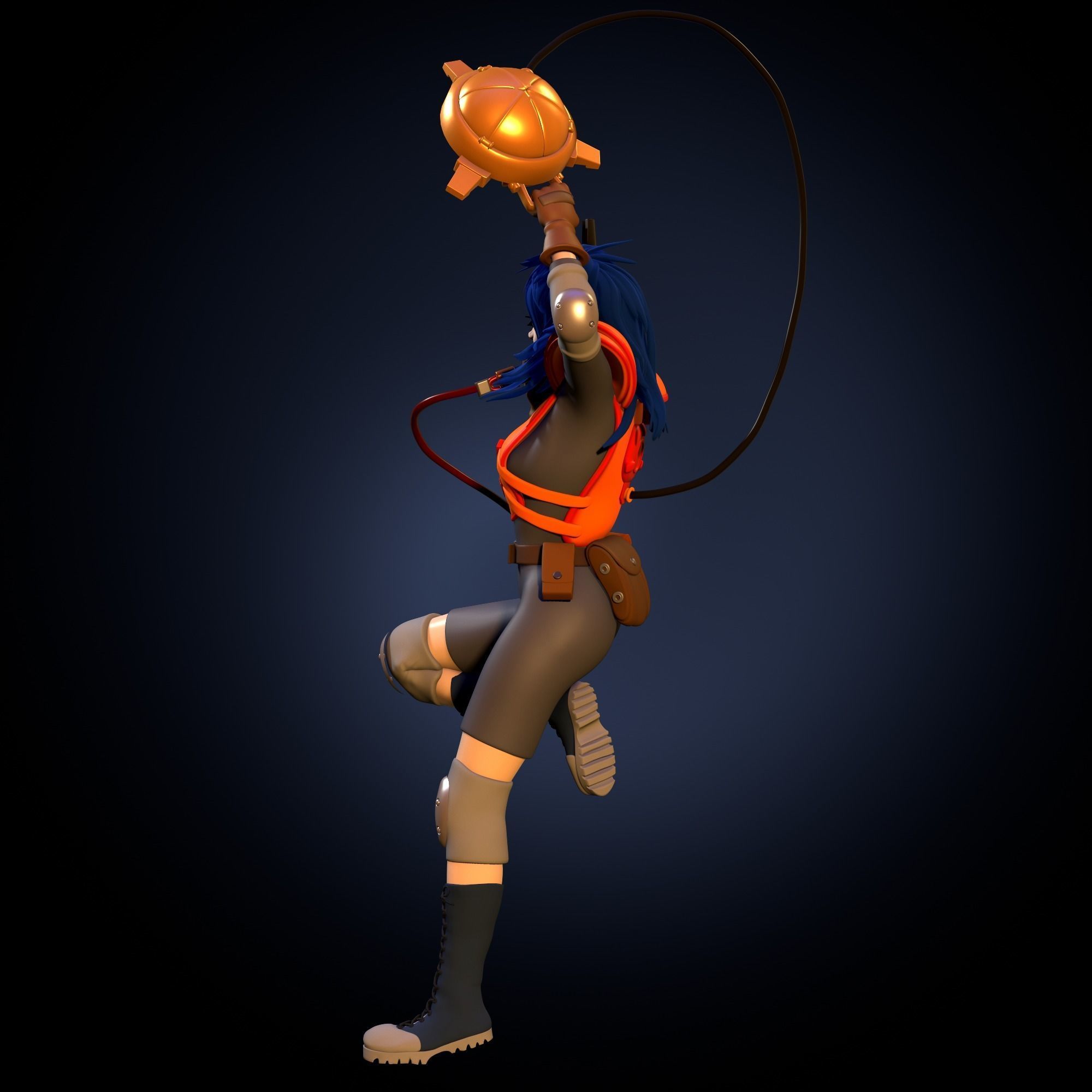 Kylie Griffin from Extreme Ghostbusters 3D print model_4