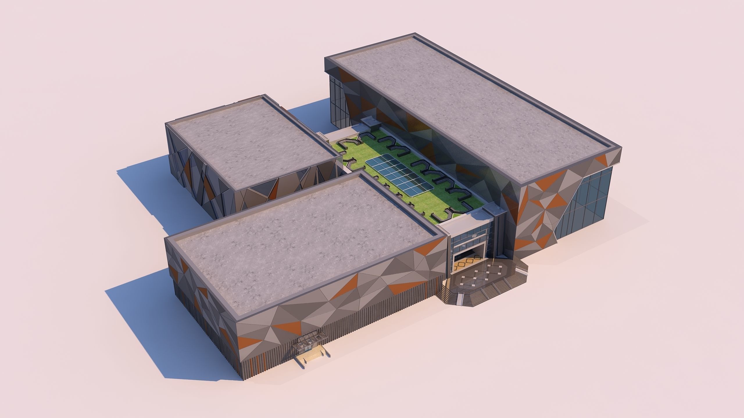 0032 - Art Center - 2021 - 01 - Design 01 - 2D Plans - 3D Files 3D model_1