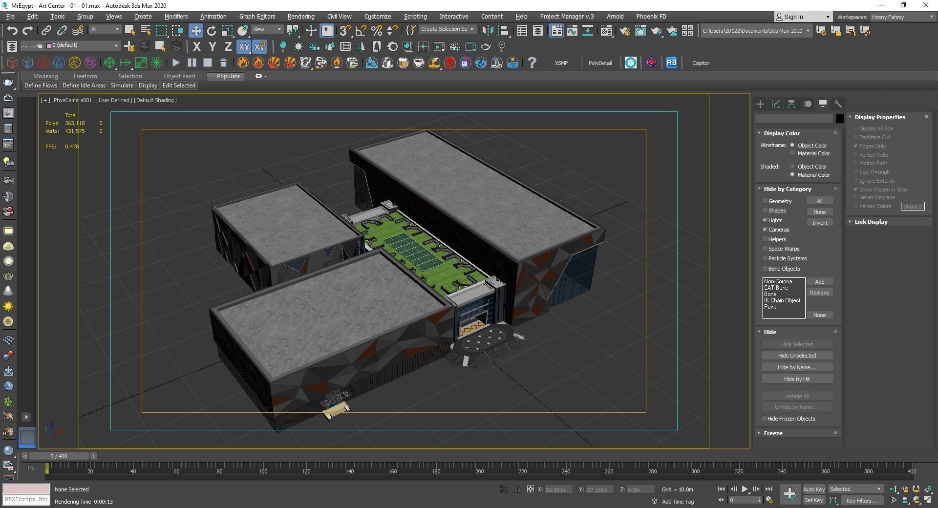 0032 - Art Center - 2021 - 01 - Design 01 - 2D Plans - 3D Files 3D model_33
